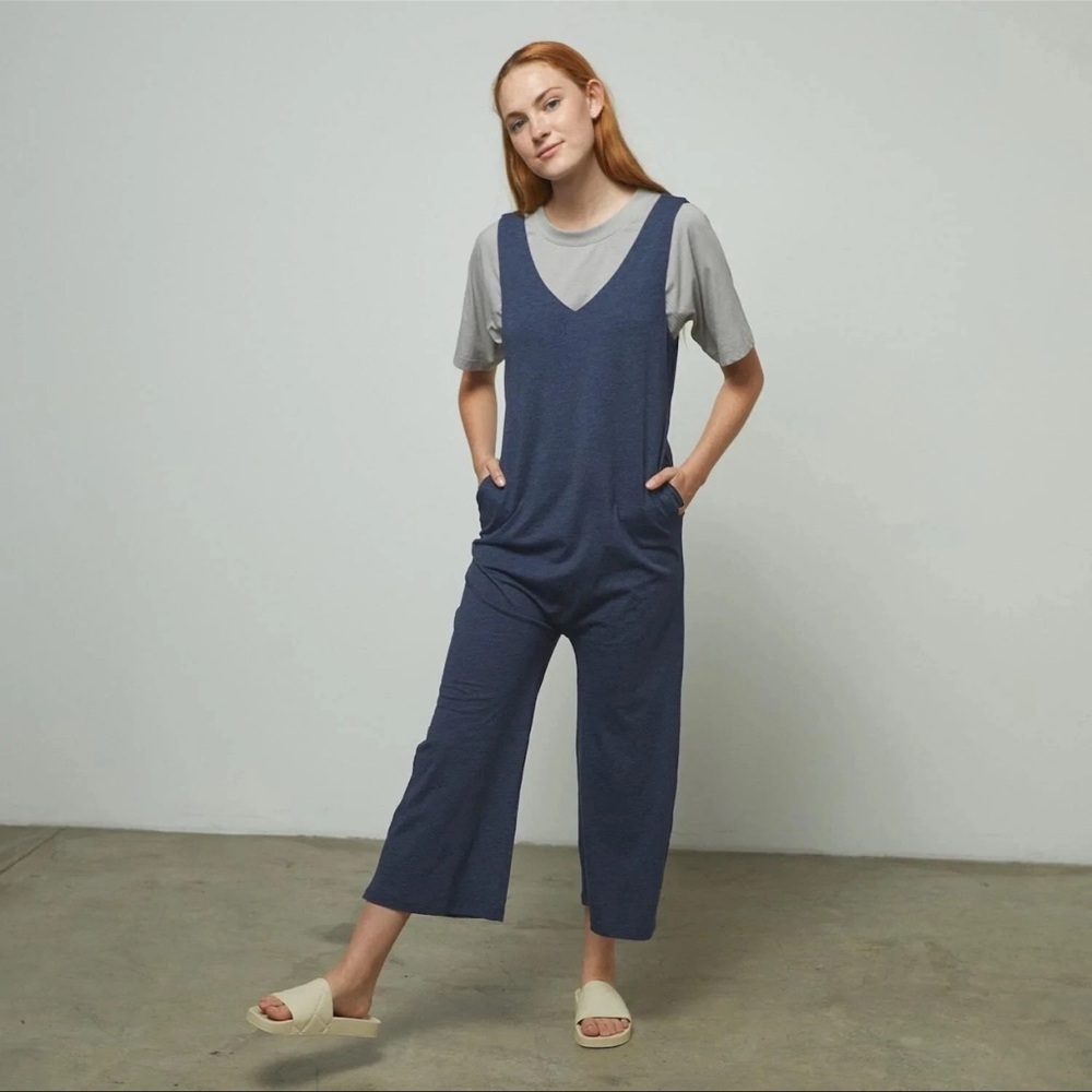 NWT LUNYA Women’s Restore Romper Deep Blue Heather - multiple sizes avail